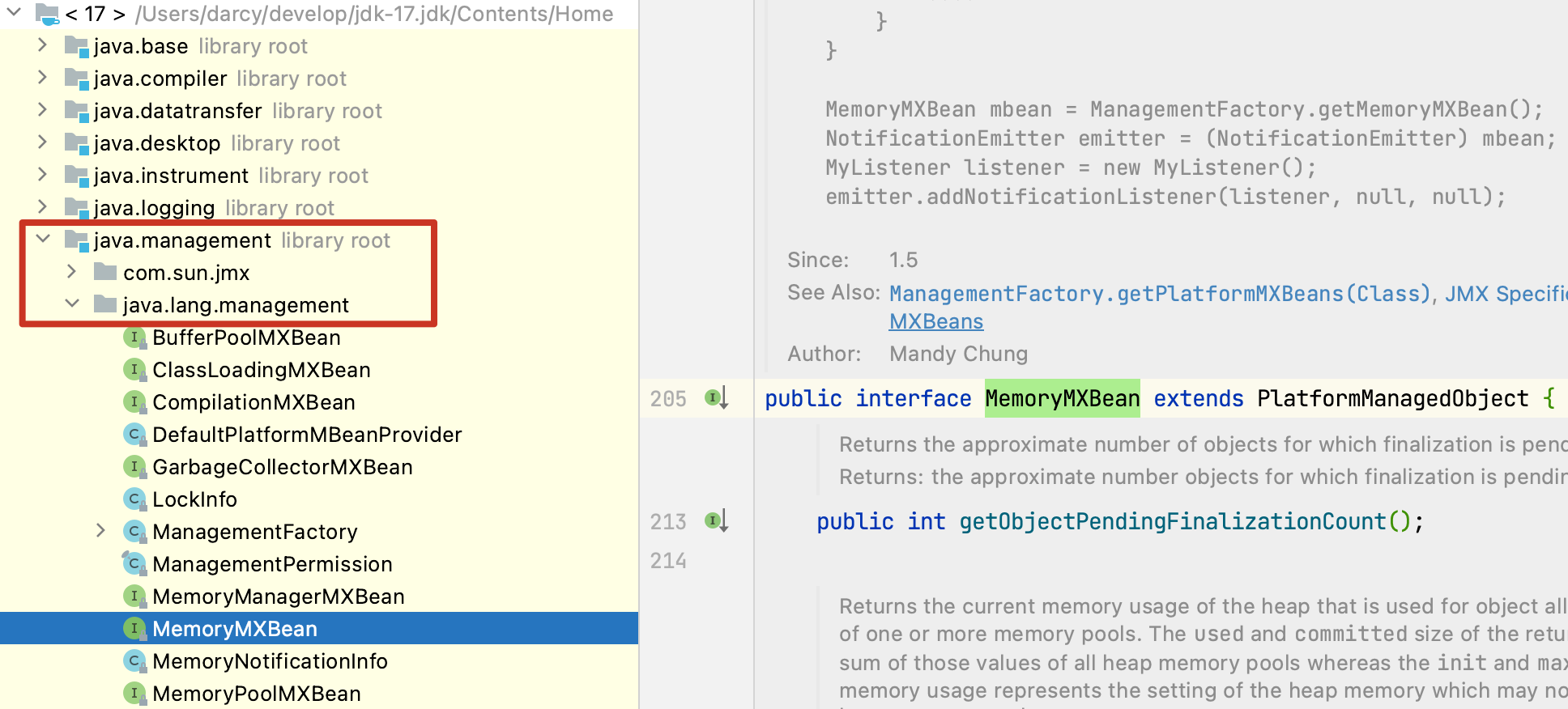 Overview of monitoring and management principle in Java