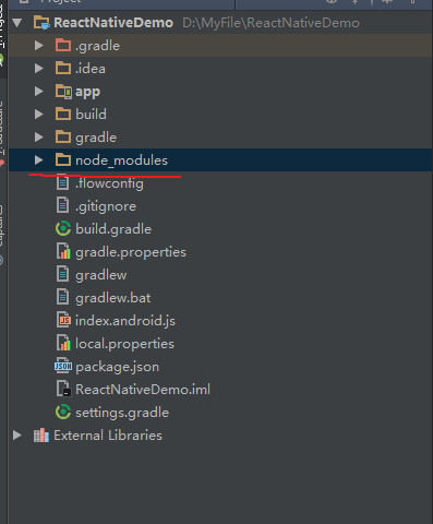 how to start react native in android studio linux